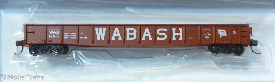 BLMA Models N #14072 (Rd #12611) Wabash (Repaint) ACF 70-Ton 52' Gondola - Image 1 of 1