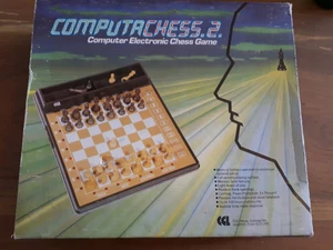 VINTAGE ELECTRONIC CHESS COMPUTER GAME - COMPUTACHESS 2 CGL 0108 - Picture 1 of 12