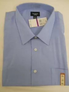 Herren Haggar Oberhemd Langarm Auffallend Blau Brandneu Größe XX-Large - Bild 1 von 5
