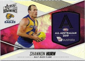 2020 Select Dominance All Australian (AA6) Shannon HURN West Coast - Picture 1 of 1