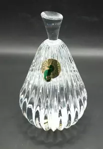 New - Vintage Waterford Crystal Figurine PEAR Made in Ireland - Picture 1 of 2