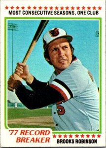 1978 Topps Brooks Robinson  RB 4 Baltimore Orioles