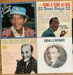 BING CROSBY 11 Vinyl LP Records Collection Job Lot Bundle - Picture 1 of 24