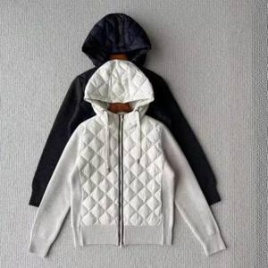 Womens Brunello Cucinelli New Knitted Goose Down Hooded Long-sleeved Jacket - Picture 1 of 26