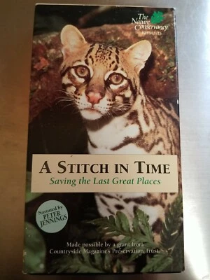 A Stitch in Time Saving the Last Great Places Nature Conservancy VHS Jennings - Image 1 of 4