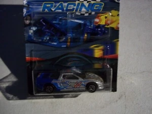 MAJORETTE RACING 1990'S HONDA NSX, BLUE-SILVER and CHROME #220,good condition. - Picture 1 of 2
