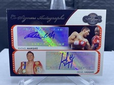 2008 Topps Co-Signers Rafael Marquez Israel Vasquez Dual Auto Boxing CS-MV