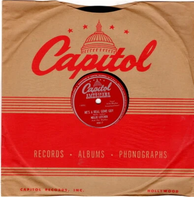 Nellie Lutcher, He's A Real Gone Guy/Let Me Love You Tonight, 78, 1948 никогда не доставалась из коробки - Изображение 1 из 3
