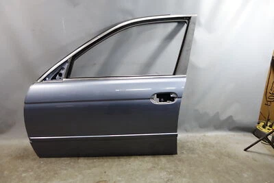 1997-2003 BMW E39 5-Series Left Front Drivers Door Shell Steel Blue OEM - Image 1 of 4