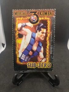 1995 MIDWAY MORTAL KOMBAT 3 MK3 SNES Super Nintendo SUB ZERO Promo Card - Picture 1 of 5