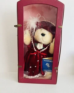 Vintage Dandee Victorian Dress Plush Bear with Case. - Picture 1 of 21