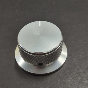 1Pcs 50X40X25mm Silver Color Aluminium Volume Potentiometer Knob for Guitar Amp - Picture 1 of 7