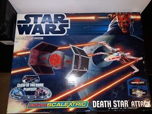 Micro Scalextric Star Wars Death Star Attack 1:64 Scale Slot System