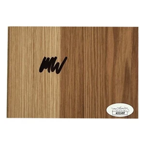 Moses Wright Signed Floor Board COA JSA Dallas Mavericks Autographed - Picture 1 of 2