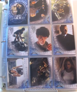 2001 Tomb Raider Complete Card Set 1-90 & Quest Set 1-6  & Promo Card IN BINDER - Picture 1 of 5