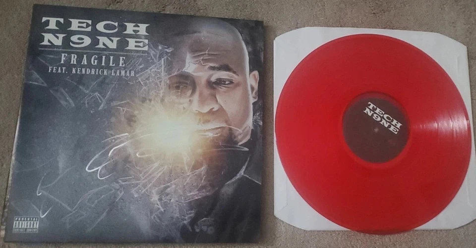  *SIGNED* Tech N9ne Feat. Kendrick Lamar – Fragile 12" Single 2017 Strange Music - Image 1 of 1