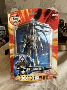 Doctor Who Cyber Controller Blue Eye Version Cyberman 5” Figure Mint On Card - Picture 1 of 6