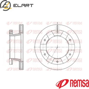 2x BRAKE DISC 61407.10 FOR MITSUBISHI Canter 4M42-3AT4 3.0L 4P10-6AT3 3.0L 4cyl - Picture 1 of 8