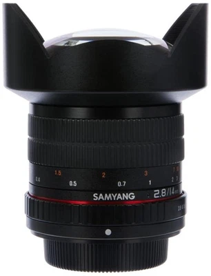 Lente de enfoque único gran angular SAMYANG 14mm F2.8 para Sony αA, tamaño co... - Imagen 1 de 4
