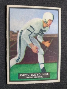 1951 Topps Magic Football Card # 11 Lloyd Hill - Brown Bruins (VG) - Picture 1 of 3