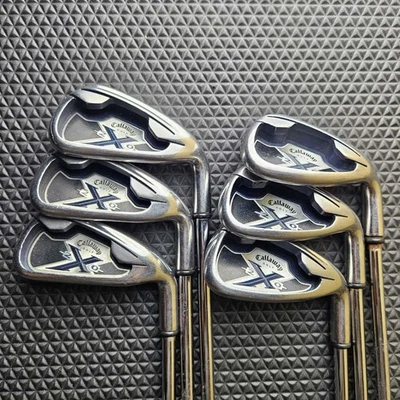 Callaway X-20 Iron Set 5 6 7 8 9 PW RH Uniflex Steel Shaft Approx 38'' - Image 1 of 4