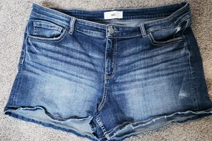 BKE Shorts Damen 38 blau Stretch Payton Distressed T19 - Bild 1 von 6