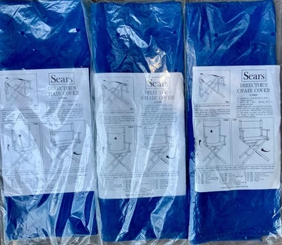 Lote de 3 - NUEVAS fundas para silla Sears Directors #773 Royal Navy 24-59476 o 01-90025 Foto 1 de 4