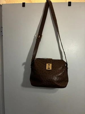 Mauro Governa Brown Leather Shoulder Bag - Image 1 of 4