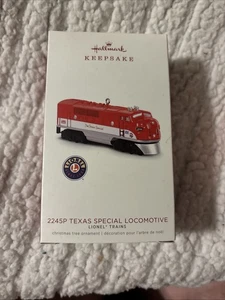 2018 Hallmark Ornament The Lionel Trains Serie 2245P Texas Sonderlokomotive - Bild 1 von 3