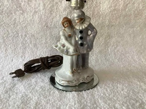 Vintage Pierrot und Pierrette Ballerina Lampe - Bild 1 von 2