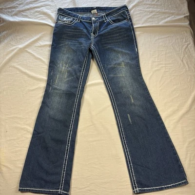 TRUE RELIGION BILLY SUPER T Big Stitch Denim Jeans Mens Size 31 Made in USA - Image 1 of 4