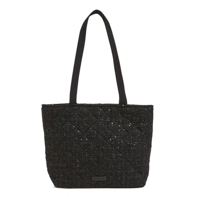 Bolso de Mano Vera Bradley Mujer Algodón Pequeño Vera, Clásico Negro, Talla Única Foto 1 de 4