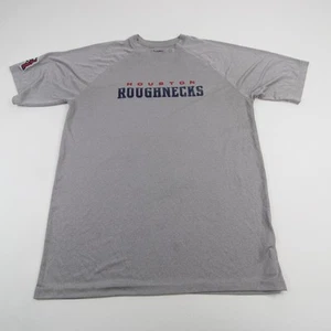 Houston Roughnecks XFL Shop Short Sleeve Shirt Men's Gray Used - Picture 1 of 1