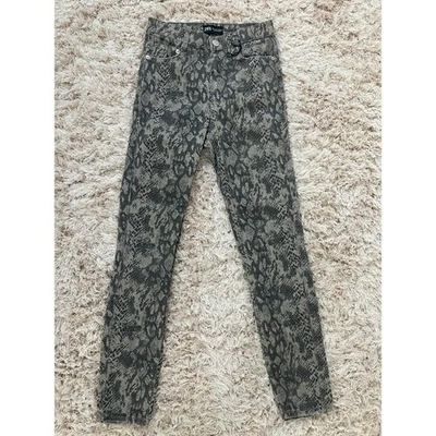Zara Trafaluc Collection Snakeskin Print Pants US 6 Skinny Jeans - Image 1 of 4