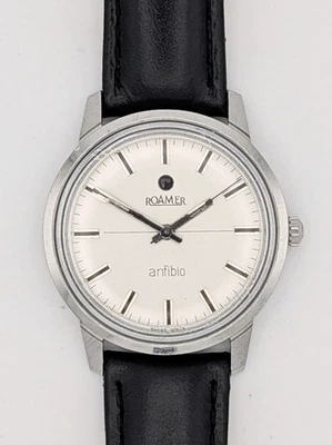 Reloj de Vestir ROAMER Anfibio Vintage Hombre Manual Plateado. Funcionando. Preciso. En caja Foto 1 de 4