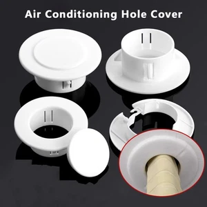 Cubierta de orificio de cable de plástico con orificio de pared cubierta de enchufe de orificio de tubo de ojal redondo - Imagen 1 de 25