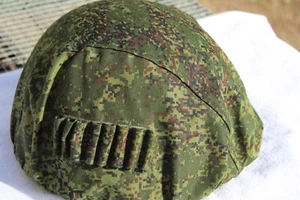 Russian Soviet SSH 60 helmet with Digital Flora Camo cover - Picture 1 of 6