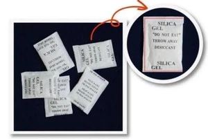 200g  Desiccant  40PC x 5g Silica Gel Sachets Desiccant   Packets - Picture 1 of 3