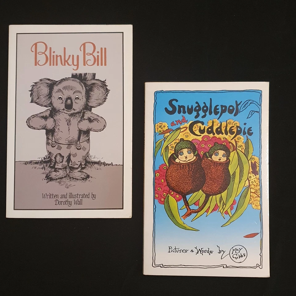 Blinky Bill by Dorothy Wall & Snugglepot & Cuddlepie by May Gibbs Books 1985  - image 1 of 4