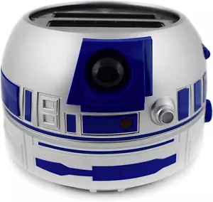 Star Wars R2-D2 2-Slice Toaster - Lights & Sounds like R2D2 -Adjustable Browning - Picture 1 of 2