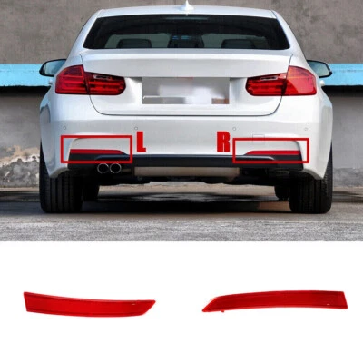 Luz reflectora de parachoques trasero para BMW3 M 320i 325d 328i 2012-2018 Foto 1 de 4