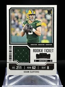 Boleto de novato de fútbol americano Panini Contenders 2023 variación Sean Clifford TS31V SSP - Imagen 1 de 2