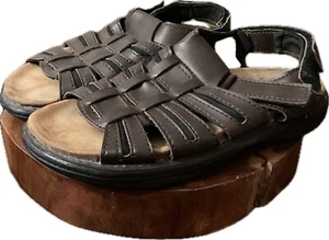 Vintage Route 66 Chunky Sandals Mens Size US 10 Fisherman Thick Y2K 2126 - Picture 1 of 6