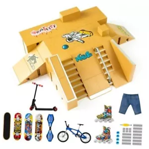 Finger Skateboard Ramp 20 PCS Set - Fingerboard Skate Park A - 2024 NEST 20 PCS - Picture 1 of 7
