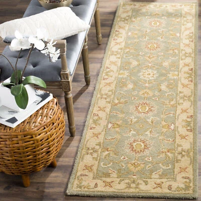 Safavieh Antiquity GREEN / GOLD 2'-3" X 20' Runner - AT313A-220 - Image 1 of 3