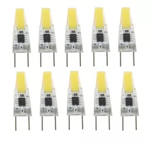 10pcs G8 G8.5 Led Bulb Puck Light COB 1505 LED Cabinet Lamp 110V 120V White - Picture 1 of 6
