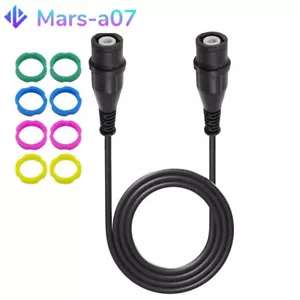 Safety Dual BNC to BNC Male Plug Coaxial Cable Oscilloscope Test Lead 1M 500V 5A - Picture 1 of 6