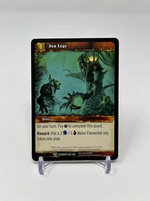 World of Warcraft TCG Sea Legs 215/220 - Elements - WoW Trading Card Game - Image 1 of 2