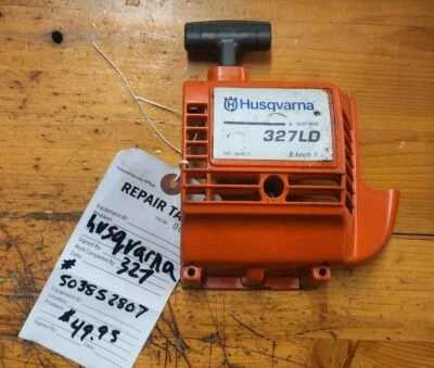 Husqvarna Trimmer/Edger starter housing assembly USED OEM # 503852807 - Image 1 of 3