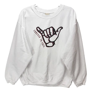 Felpa Chickad Tg M Shaka Insegna A Mano Appendere Mano Sciolta Aloha Forever To Thee - Foto 1 di 15